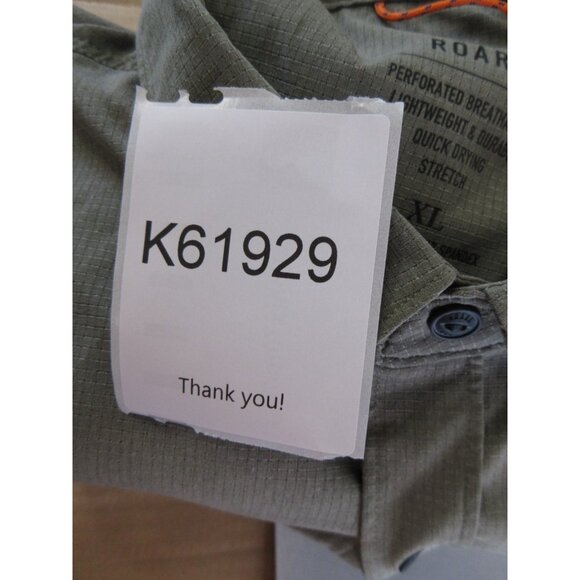 Roark Shirt XL Performance Hiking Travel Stretch Lightweight Button Up - Picture 11 of 11